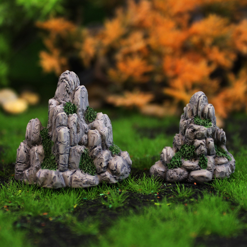 Mini Mountain Miniature Fake S - đánh giá và giá Bonsai Garden Miniature