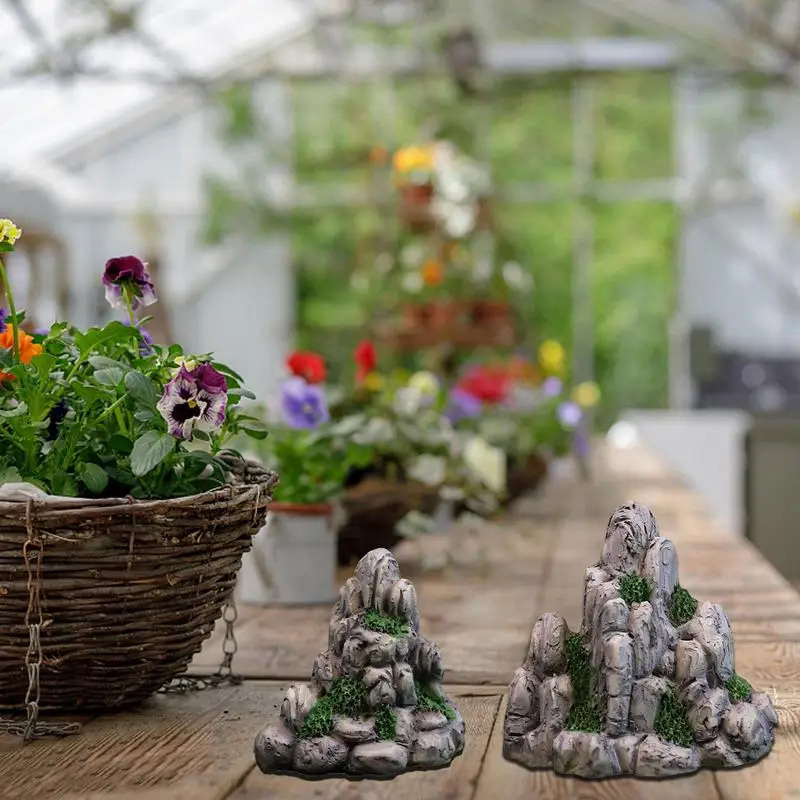 Mini Mountain Miniature Fake S - đánh giá và giá Bonsai Garden Miniature