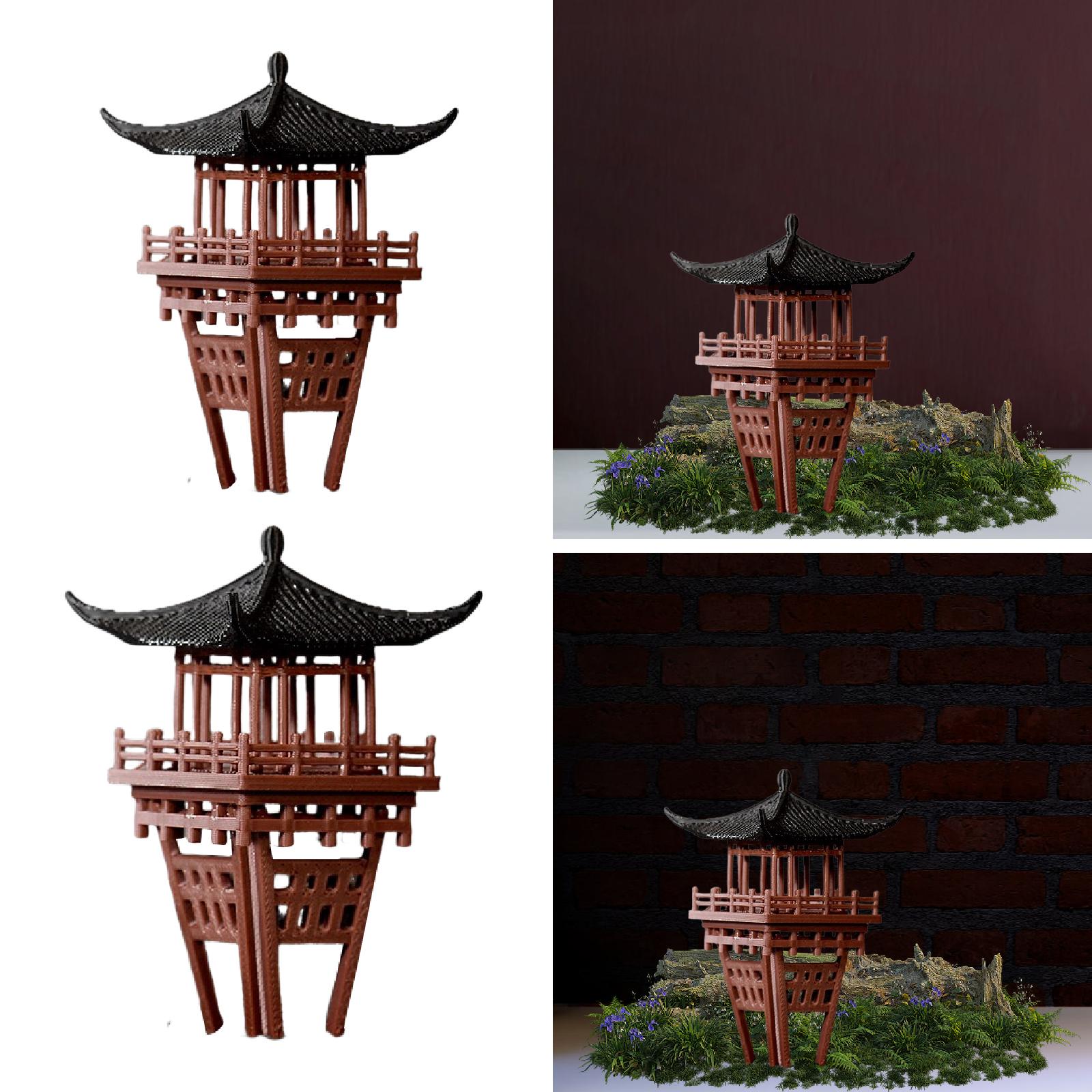 Miniature Chinese Pavilion Orn - đánh giá và giá Bonsai Garden Miniature