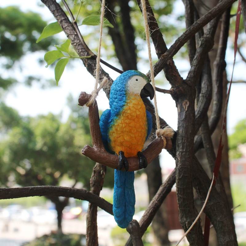 1Pcs Creative Swing Parrot Res - đánh giá và giá Bonsai Garden Miniature