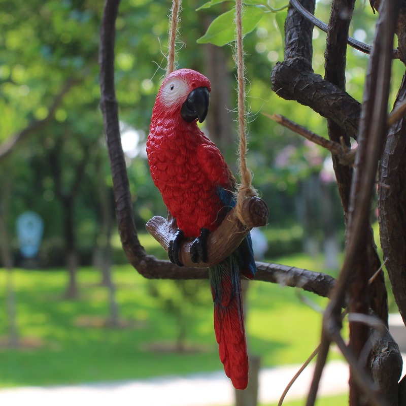 1Pcs Creative Swing Parrot Res - đánh giá và giá Bonsai Garden Miniature