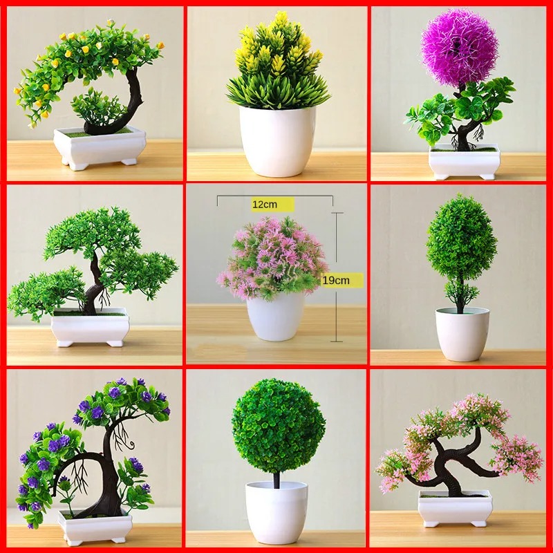 Artificial Small Tree Potted P - đánh giá và giá Bonsai Garden Zen