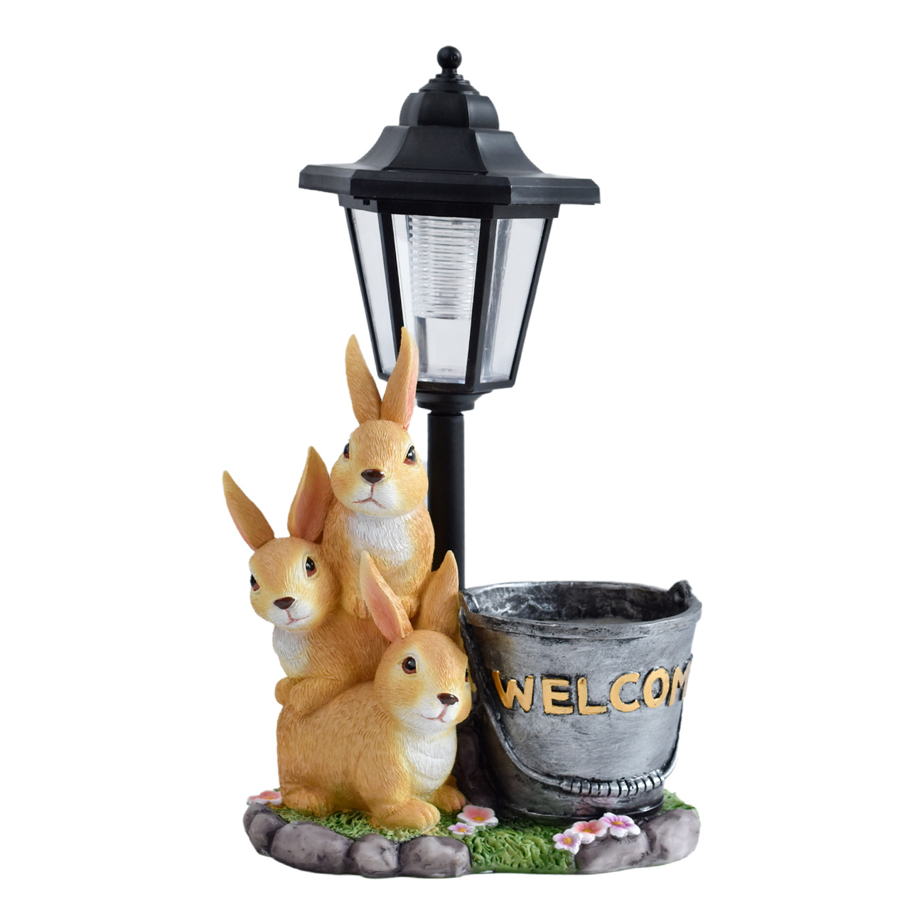 New rabbit solar garden light  - đánh giá và giá Bonsai Garden Zen